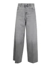 Haikure Bethany Long Wide Leg Jeans In Grey