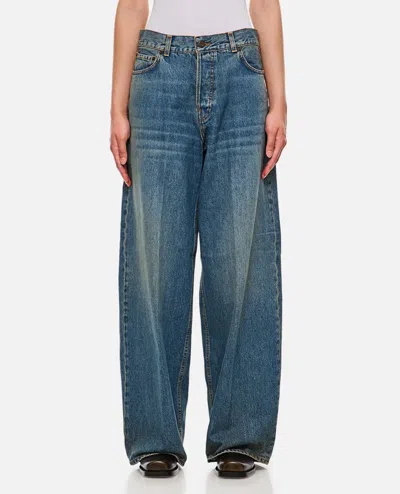 Haikure Bethany Oil Blue Denim Pants