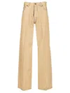 Haikure Bethany Overdyed Jeans In Overdyed Camel