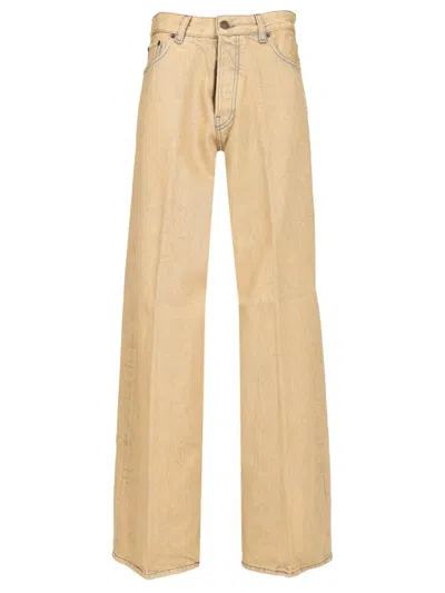 Haikure Bethany Overdyed Jeans In Beige