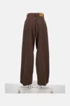 Haikure Wide-leg High Waist Trousers In Brown