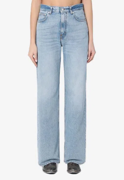 Haikure Bethany Straight-leg Jeans In Blue