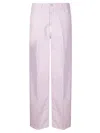 Haikure Bethany Twill 45 Baggy Denim Pants In Lilac