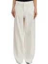 Haikure Bethany Twill 45 White Denim Pants
