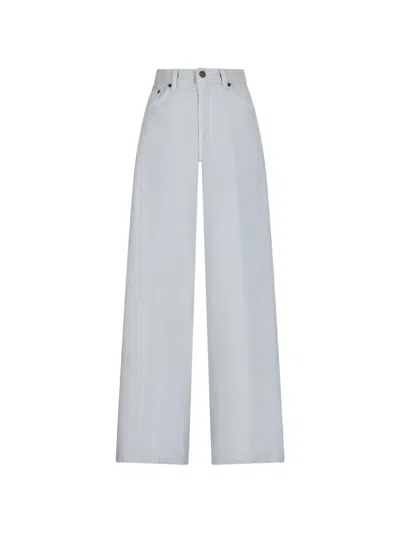 Haikure Bethany Twill Trousers In Gray