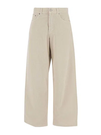 Haikure Bethany Velvet Trousers In Sand