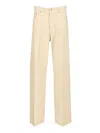 Haikure Bethany Velvet Vic Jeans White In Nude