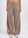 Haikure Bethany Velvet Vic Pants In Brown
