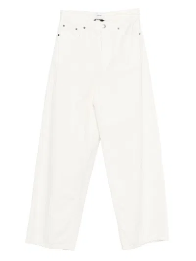 Haikure Bethany Wide-leg Denim Jeans In Neutral