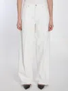 Haikure Nine In The Morning "giove Piatto" Slim Trouser In White