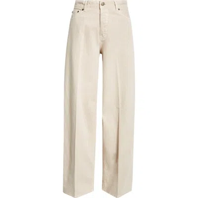 Haikure Bethany Wide Leg Jeans In Hazelnut