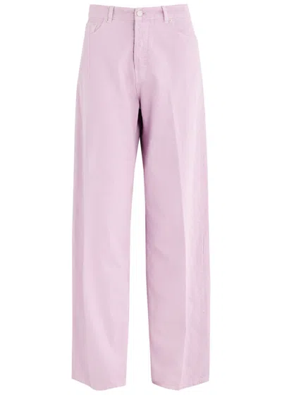 Haikure Bethany Wide-leg Jeans In Lilac