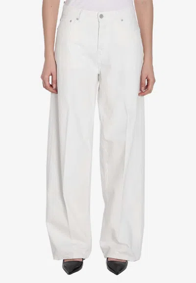 Haikure Bethany Wide Leg Jeans In White