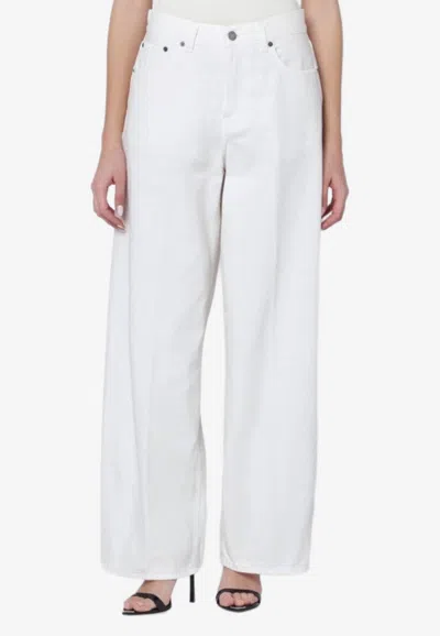 Haikure Bethany Wide-leg Jeans In White