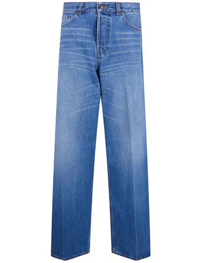 Haikure Bethany Wide-leg Denim Jeans In Blue