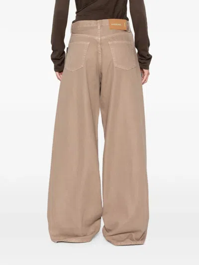 Haikure Bethany Wide-leg Jeans In Brown