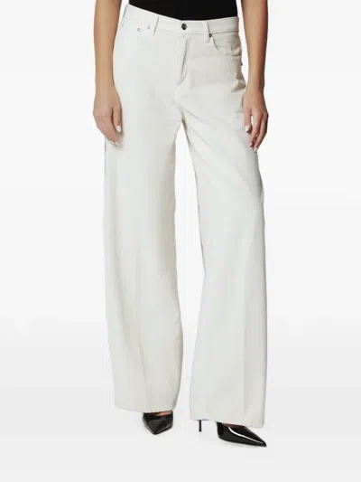 Haikure Offwhite Bethany Corduroy Trousers In White
