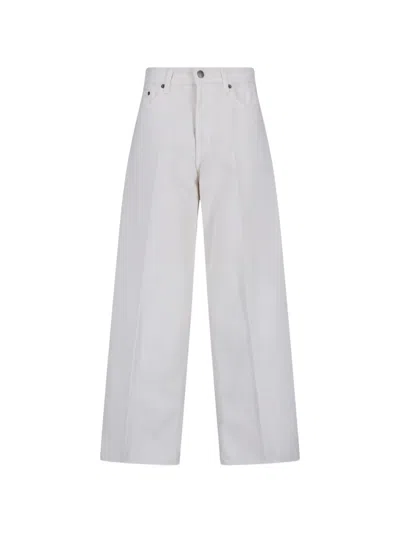 Haikure Bethany Jeans Mit Weitem Bein In White