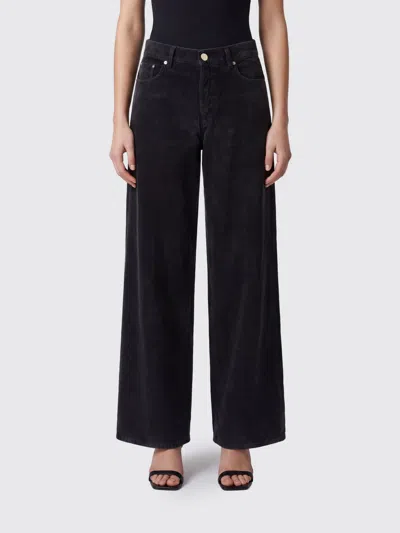 Haikure Bethany Wide-leg Trousers In Cotton Corduroy In Black