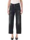 Haikure Betty Authentic Black Cropped Jeans In Black