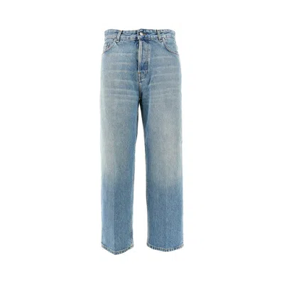 Haikure 'betty' Boyfriend Fit Cropped Jeans In Blue