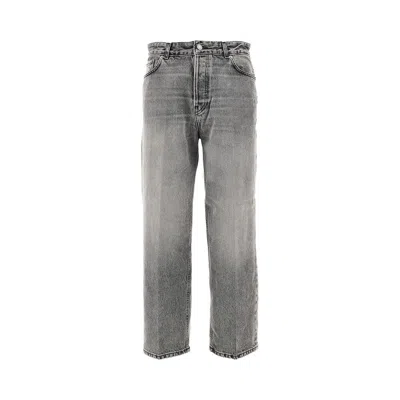 Haikure 'betty' Boyfriend Fit Cropped Jeans In Black