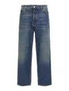 Haikure 'bethany' Blue Jeans With Logo Patch On The Rear In Blue