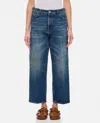Haikure Korea Blue Washed Jeans In Blue