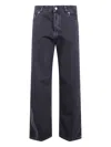 Haikure Betty Soft Trousers With Belt Loops In Blue