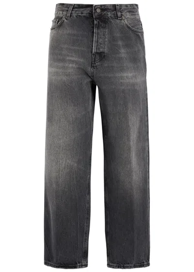 Haikure Betty Spider Straight-leg Jeans In Black