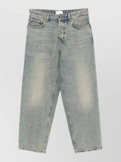 Haikure Betty Straight Jeans Five Pocket Design In Blue