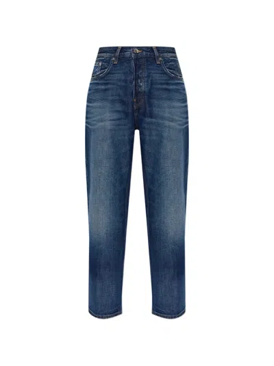Haikure Betty Whiskered-effect Jeans In Blue