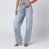 Haikure Bibi Faded Wash Denim Trousers