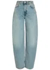 Haikure Bibi Balloon-leg Jeans In Blue
