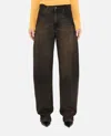 Haikure Multi-pocket Jeans In Brown