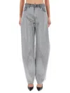 Haikure Bibi Denim Pants In Gray