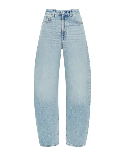 Haikure Bibi Barrel-leg Jeans In Blue