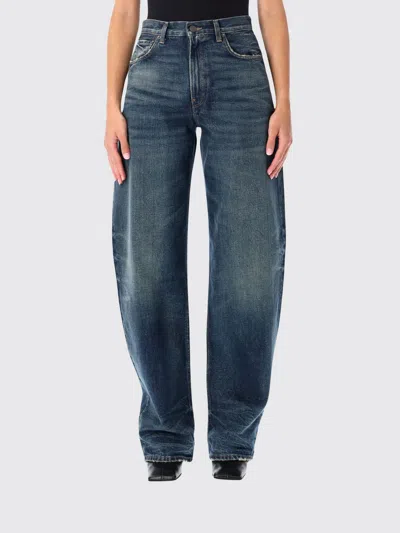 Haikure Bibi Mid-rise Five-pocket Baggy Jeans In Cotton Denim In Multi