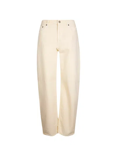 Haikure Bibi Twill Trousers In Neutral