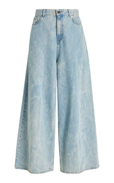 Haikure Big Bethany Oversized Wide-leg Jeans In Blue