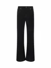 Haikure Black Corduroy Korea Velvet Vic Jeans In Black