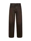 Haikure Black Cotton Denim Bethany Jeans In Brown