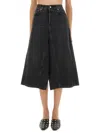 Haikure High-waisted Skirt With Back And Side Pockets