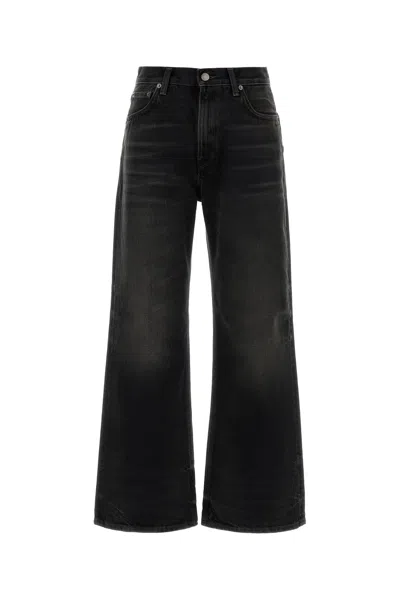 Haikure Black Denim Bethany Wide-leg Jeans