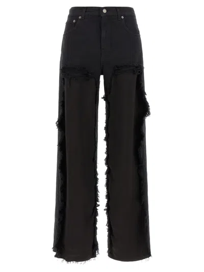 Haikure Black Flared High Rise Jeans
