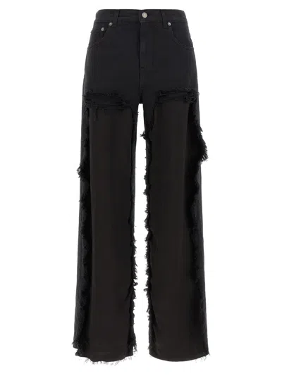 Haikure Black Flared High Rise Jeans