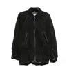Haikure Zip-front Denim Jacket In Black
