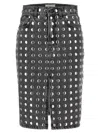 Haikure Stormy Mini Skirt In Black
