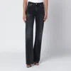 Haikure Five-pocket Trousers With Belt Loops And Rivets In Black