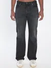 Haikure Blake Regular Fit Faded Denim Pants In Black